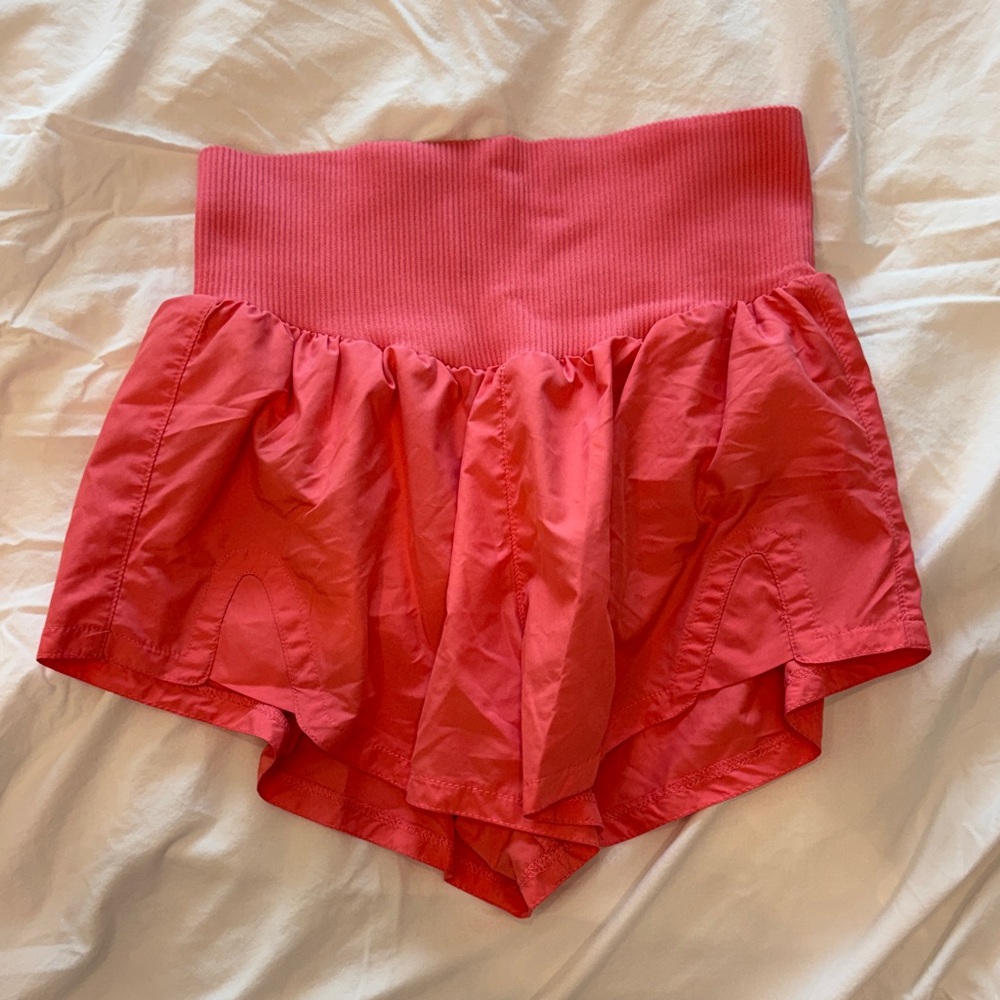 FP Movement by Free People Coral Get Your Flirt On Shorts